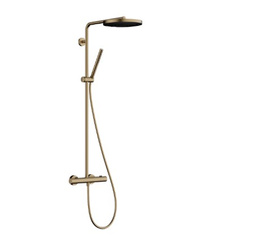 HANSGROHE Pulsify S Puro Zestaw Prysznicowy 260 1 Jet Ecosmart Z Termostatem - Brąz Szczotkowany  24223140