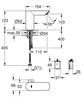 GROHE Bau Bateria Umywalkowa Elektroniczna 36451000