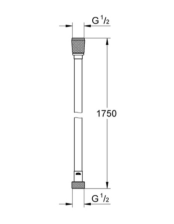 GROHE Grohtherm Zestaw Prysznicowy - Phantom Black (czarny Mat) GROHE-PGC-12.1