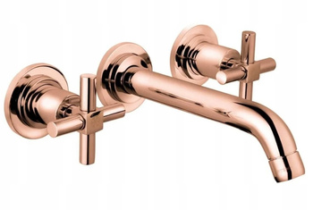 VITRA Juno Bateria Umywalkowa Podtynkowa , Element Zewnętrzny - Miedź  A4083026EXP