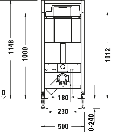 DURAVIT Durastyle Stelaż Do Wc WD1020000000