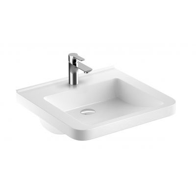 SANITEC KOŁO Nova Pro Umywalka  55x52,5 Cm Prostokątna Dla Niepełnosprawnych  501.569.01.1