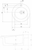 SANITEC KOŁO Cocktail Umywalka Wpuszczana W Blat  L31845
