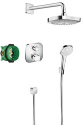Hansgrohe Croma Select E - Zestaw Prysznicowy Podtynkowy