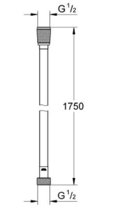 GROHE Silverflex Silverflex - Wąż Prysznicowy Kol.a00 28388A00
