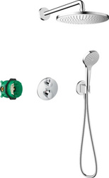 HANSGROHE Croma Zestaw Prysznicowy 280 1jet Z Ecostat S, Okrągły, Podtynkowy  27954000