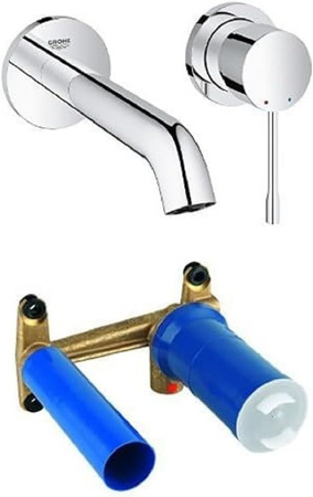 GROHE Essence 23571000 – jednouchwytowy element podtynkowy do baterii 2-otworowej, do montażu w ścianie