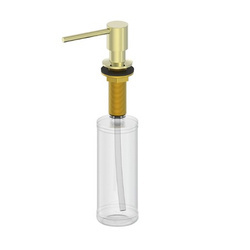 EMPORIA Favo Dozownik Na Płyn, Poj. 500ml - Złoty Szczotkowany  EMPORIA-040175GN