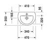 DURAVIT Darling Umywalka  0731470000