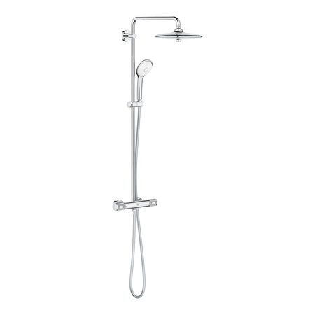 GROHE Euphoria 27296003 – system prysznicowy z termostatem, chrom, deszczownica 26 cm + słuchawka