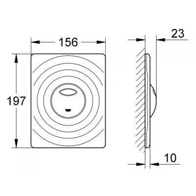 GROHE Surf Przycisk Do Stelaża 38861000