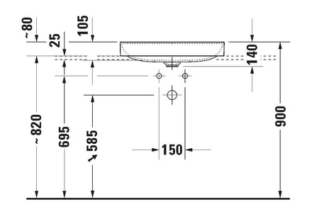Duravit Duravit - Me By Starck Umywalka 60