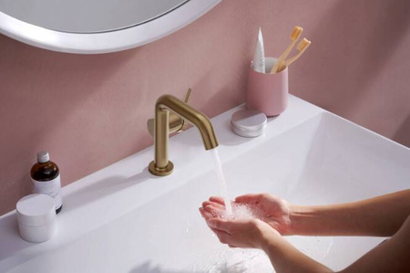 HANSGROHE Tecturis S Bateria Umywalkowa 110 - Brąż Szczotkowany 73320140