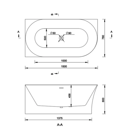 EMPORIA Wanna Molly Narożna Przyścienna Lewa 150x78 Cm Biała EMPORIA-TW-7790L-1500