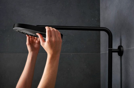 HANSGROHE Pulsify S Puro Zestaw Prysznicowy 260 1jet Ecosmart Z Ecostat Fine I Główką Prysznicową 3jet - Czarny Mat 24237670