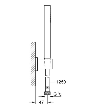 GROHE Cube Zestaw Wannowy 27702000