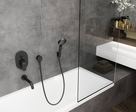 Hansgrohe Porter S - Uchwyt Prysznicowy Kol. Czarny