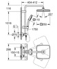 GROHE Tempesta Zestaw Prysznicowy Z Termostatem Do Montażu Sciennego - Czarny Mat 266892431