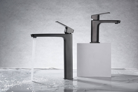 EMPORIA Teo Bateria Umywalkowa - Gun Metal EMPORIA-02011BN