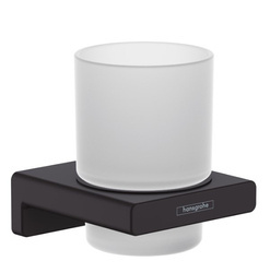 HANSGROHE Addstoris Kubek Na Szczoteczki Do Zębów - Czarny Mat  41749670