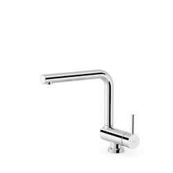 TRES Exclusive Bateria Kuchenna Zlewozmywakowa Podokienna Składana Chrom  130335