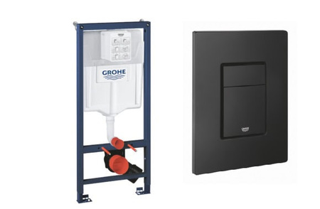 GROHE Skate Przycisk 3/6 Kolor Phantom Black (czarny Mat) 38732KF0