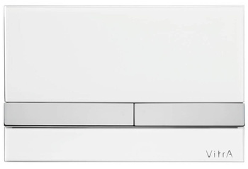 VITRA Solid S Przycisk Do Stelaża - Biały /chrom  740-1100