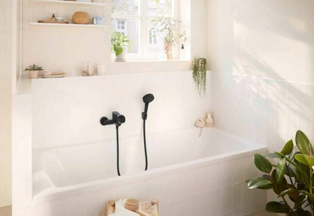 Hansgrohe Rebris S Jednouchwytowa Bateria Wannowa Kol.czarny Mat