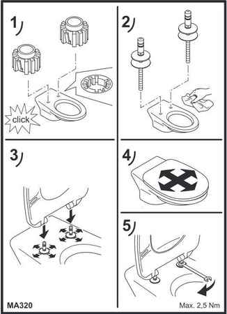 VILLEROY&BOCH Subway Deska Wc 8M34S101