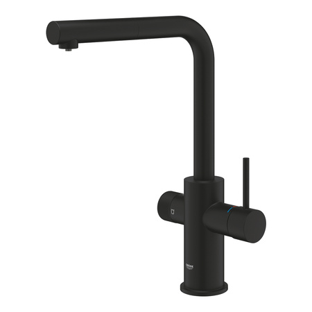 GROHE Blue Minta Bateria Kuchenna Filtrująca - Czarny Mat 30590KF0