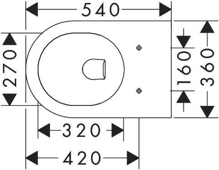 HANSGROHE Elupura Elupura Original S - Miska Wisząca Z Deską 60142550/60148450