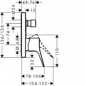 Hansgrohe Hansgrohe - Vivenis Bat. P/t El. Zew.