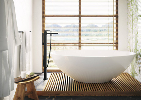 HANSGROHE Addstoris Wieszak Na Ręcznik Kąpielowy Czarny Matowy 41747670