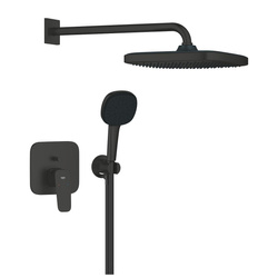 GROHE Cubeo Zestaw Prysznicowy - Czarny Mat 1053362430