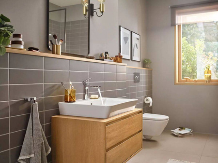 Hansgrohe Rebris E Bateria Umywalkowa Kol.chrom 110 B/k