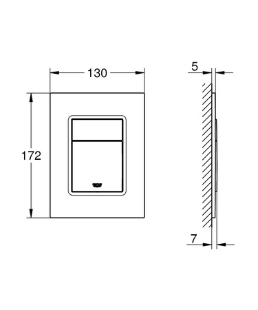 GROHE Cosmopolitan Przycis Do Stelaża 37535SH0
