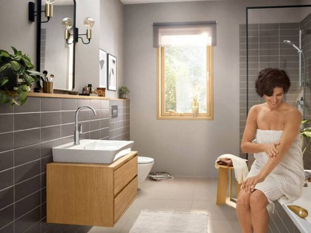 Hansgrohe Rebris E Bateria Umywalkowa 210 Chrom