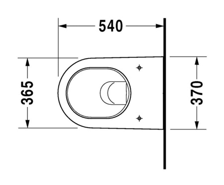 DURAVIT Starck 2 Miska Wc 2534090000