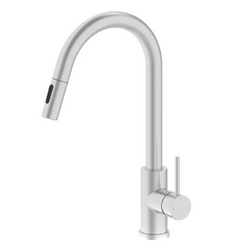 EMPORIA Favo Bateria Kuchenna Z Wyciąganą Wylewką - Stal Szczotkowana  EMPORIA-060170ST