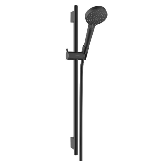 Hansgrohe Vernis Blend 26423670 – zestaw prysznicowy czarny mat