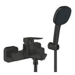 GROHE Cubeo Bateria Wannowo Prysznicowa Z Zestawem Prysznicowym - Czarny Mat 1018142430