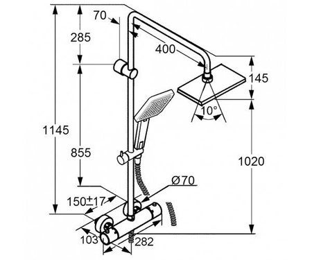 KLUDI Espir Zestaw Prysznicowy 560950540