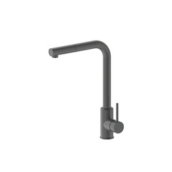 EMPORIA Tauro Bateria Kuchenna Z Prostokątną Wyciąganą Wylewką - Gun Metal  EMPORIA-050170BN