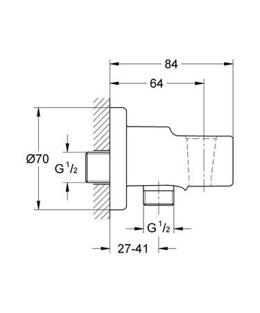 GROHE Relexa Kolanko Przyłączeniowe 28628000