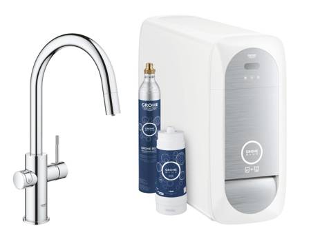 GROHE Blue Bateria Kuchenna Z  Wyciąganą  Wylewka  Typu C 31541000