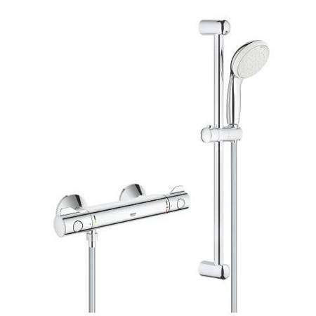 GROHE Grohtherm 800 Grohtherm 800 - Bateria Termostatyczna Z Zestawem Natryskowym 34565001