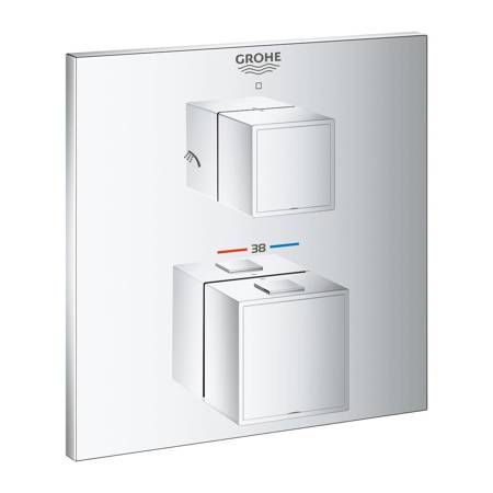 GROHE Grohtherm Bateria Prysznicowa  Podtnkowa Termostatyczna,element Zewnętrzny 24154000