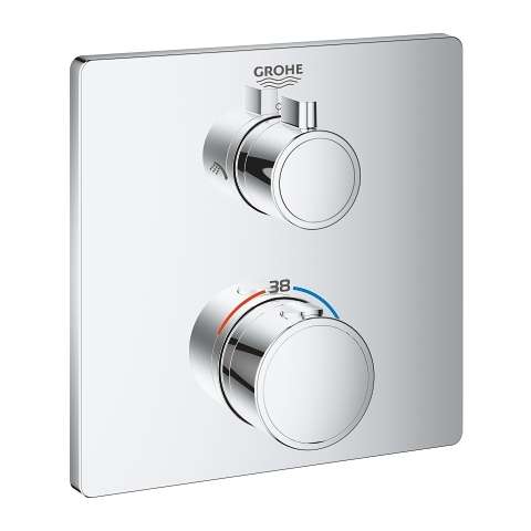 GROHE Grohtherm  Bateria Prysznicowa  Termostatyczna Do Obsługi Dwóch Wyjść Wody 24079000