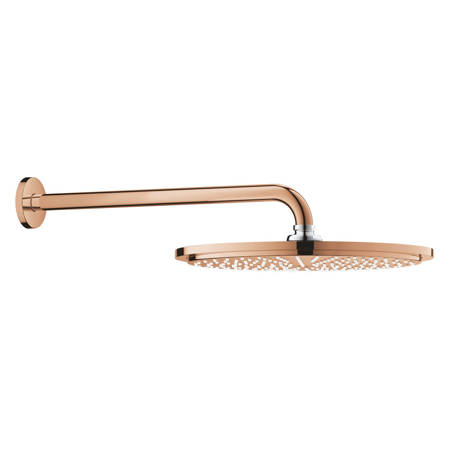 GROHE Rainshower Deszczownica Z Ramieniem 380 Mm, 1 Strumień - Warm Sunset (różowe Złoto) 26066DA0