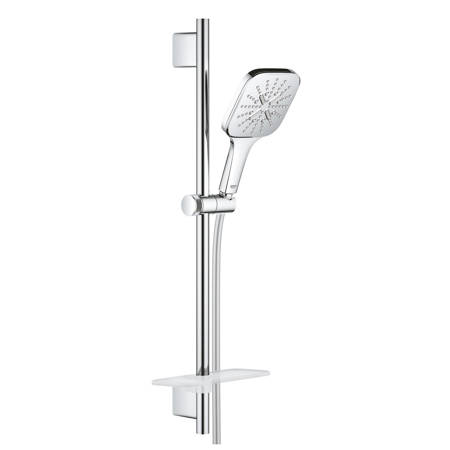 GROHE Rainshower Rainshower Smartactive 130 Cube Zestaw Prysznicowy, 3 Strumienie, Chrom 26584000